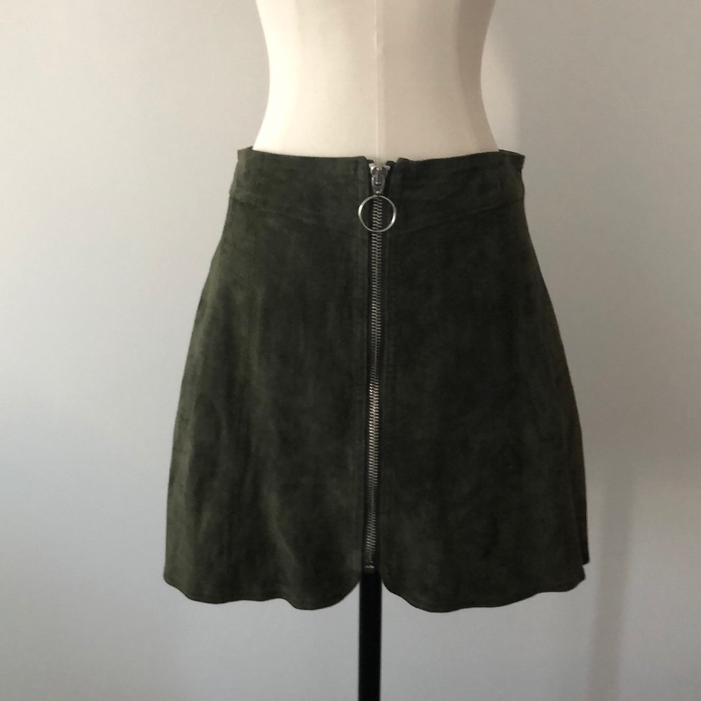 Zara Suede Mini Skirt